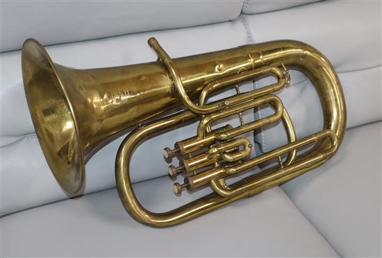 A Dulcet cased tuba